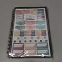 2025 Planner Weekly & Monthly, 18 Months Daily Planner 2025-2026, Jul.2025-Dec.2026, Calendar Agenda Planner with Tabs Sticker, A5 Size, 100GSM Paper, Black