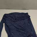 BeryLove Womens Sparkly Off Shoulder Formal Wedding Guest 2026 Cocktail Mesh Sequin Dress (X-Large, Navy)