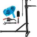 CXWXC Bike Repair Stand -Shop Home Bicycle Mechanic Maintenance Rack- Bike Workstands for Mountain Bike and Road Bike (D:Black Blue)
