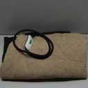 Dog Heating Pad (31"x20") - Waterproof Electric Heated Mat & Pet Bed for Indoor and Outdoor Use, Chew Resistant Cord, Machine Washable Cover with Wheat Pattern Quilting, for Cats and Pets (Khaki)