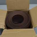 FONUNO Vinyl Wall Base Baseboard Molding Trim 4" Flexible Self Adhesive Rubber Wall Base Moulding Trim Peel and Stick Design, 4 Inch x 20 Feet, Black Walnut Wood Grain