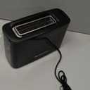 Elite Gourmet ECT118B Cool Touch Single Slice Toaster, 6 Toasting Levels & Wide Slot for Bagels, Waffles, Specialty Breads, Pastry, Snacks, Black