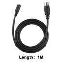 MEIRIYFA 5 Pin Din MIDI to 3.5mm TRS Audio Cable, 3.5mm(1/8in) TRS Stereo Female to 5-Pin Din Male Professional Audio Cord Adapter for Amplifiers, HI-FI Sound Systems