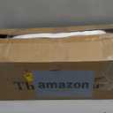 Three Geese White Goose Feather Down Pillows Standard Size Set of 1-100% Cotton, Medium Firm,Soft Support