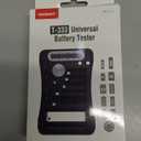 Tenergy T-333 Universal Battery Tester, LCD Display, Cell Checker, Multi-Purpose Small Battery Tester, for AA, AAA, C, D, 9V, CR123A, CR2, CRV3, 2CR5k CRP2, and Button Cell Batteries