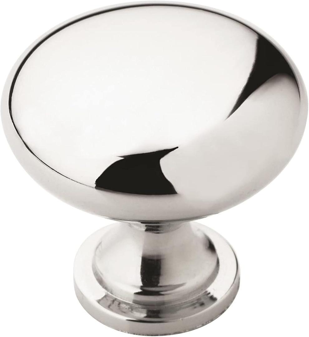 Amerock Edona 1-1/4 in (32 mm) Diameter Cabinet Knob - 10 Pack