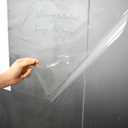 15 Pack Static Dry Erase Sheets, Transparent Dry Erase Wallpaper Whiteboard Sticker Wall 31.5 x 24 Inch