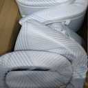 3 Inch Queen Size Gel Memory Foam Mattress Topper High Density Cooling Pad Pressure Relief Bed Topper with Removable & Washable Cover - Nanoocool