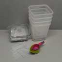 Storeganize Flour Sugar Storage Containers (5.3L/4pk) Great Rice Canisters Sets For The Kitchen pantry, Large Food Storage Containers With Lids Airtight