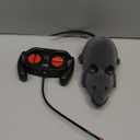 Remote Control Rat Mouse Cat Toy Realistic RC Fake Rat Mouse Toy Flocking Wireless Funny Chasing Electronic Interactive Cat Toys Prank Joke Scary Trick Rats for Cats Dogs Novelty (Grey)