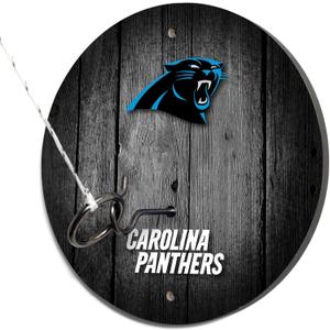 Solid Wood NFL Hook & Ring Toss Set with Direct Print HD Team Graphics  Easy Hang Hook and Ring Toss Target  Great Gift for Any Football Fan! Ring Toss Family Game for a Game Room