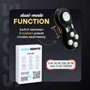 Scope Remote- Remote for Anki. Customizable with Anki Add-on, Compatible with Windows, Mac, iOS, iPad, and Android. Quizlet Compatible, Anki Controller. Midnight Black, Plus (16-18 Hours Battery)