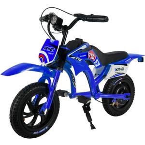 Kids Motorcycle,C6 Kids Electric Dirt Bike,12-inch 160W brushless Motor,3-Speed LCD Display,10 MPH Top Speed,LED Brushless Controller + Moto Sound, 8 Miles Range,Blue