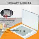 WB39X10034 Microwave waveguide Cover is Suitable for GE Microwave waveguide Cover Replacement, 3-7/8x4-1/4 inches (Thickened), Packed in PE Packaging Box, Equipped with Two Microwave Locking Buttons.