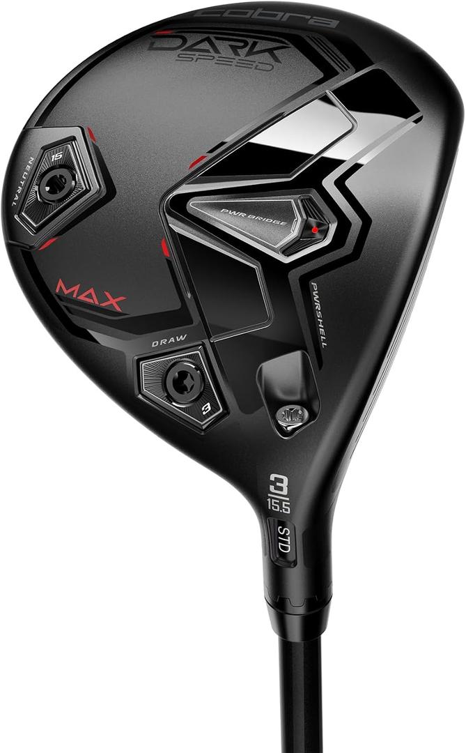 Cobra Golf Men's DARKSPEED MAX Fairway Wood Loft: Right, UST Lin-Q M40X Red, Graphite Regular,  15.5° (3FW)