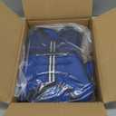 ZELUS Weighted Vest, 6lb/8lb/12lb/16lb/20lb/25lb/30lb Weight Vest with Reflective Stripe for Workout, Strength Training, Running, Fitness, Muscle Building, Weight Loss, Weightlifting (Blue)