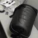 JANUS Golf Travel Bag Hard Case with Support Frame for Hands-Free 360 Spinner Wheels, Travel Bag for Airlines, ABS Hard Shell, Easy to Fold, Hand-Carry Option (Black)