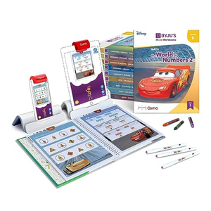 BYJU’S Learning Kit: Disney, Kindergarten Premium Edition for iPhone & iPad (App + 10 Workbooks) Ages 4-6 - Featuring Disney & Pixar Characters-Letter Sounds, Sight Words & Numbers-Osmo base included. Pack of 2.