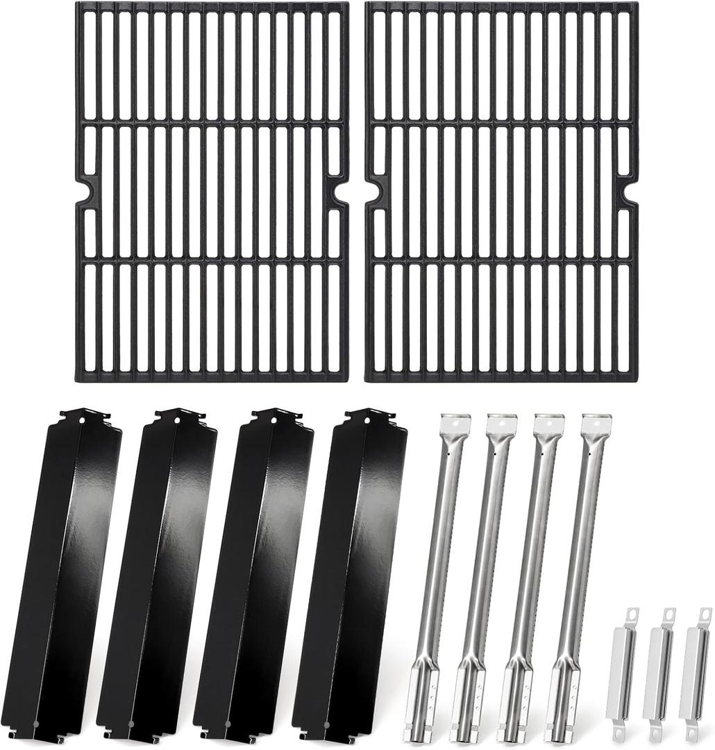 Adviace Replacement Parts for Charbroil 463268007 463268008 463268606 Grill Parts, Grill Grates, Heat Tents, Grill Burners and Carryover Tubes