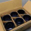 vicrays Coffee Mug Set, 12 Ounce, Set of 6, Ceramic Mug for Men, Women, Unique Glazed Mugs with Handle for Coffee, Tea, Milk, Cocoa, Cereal(blue)