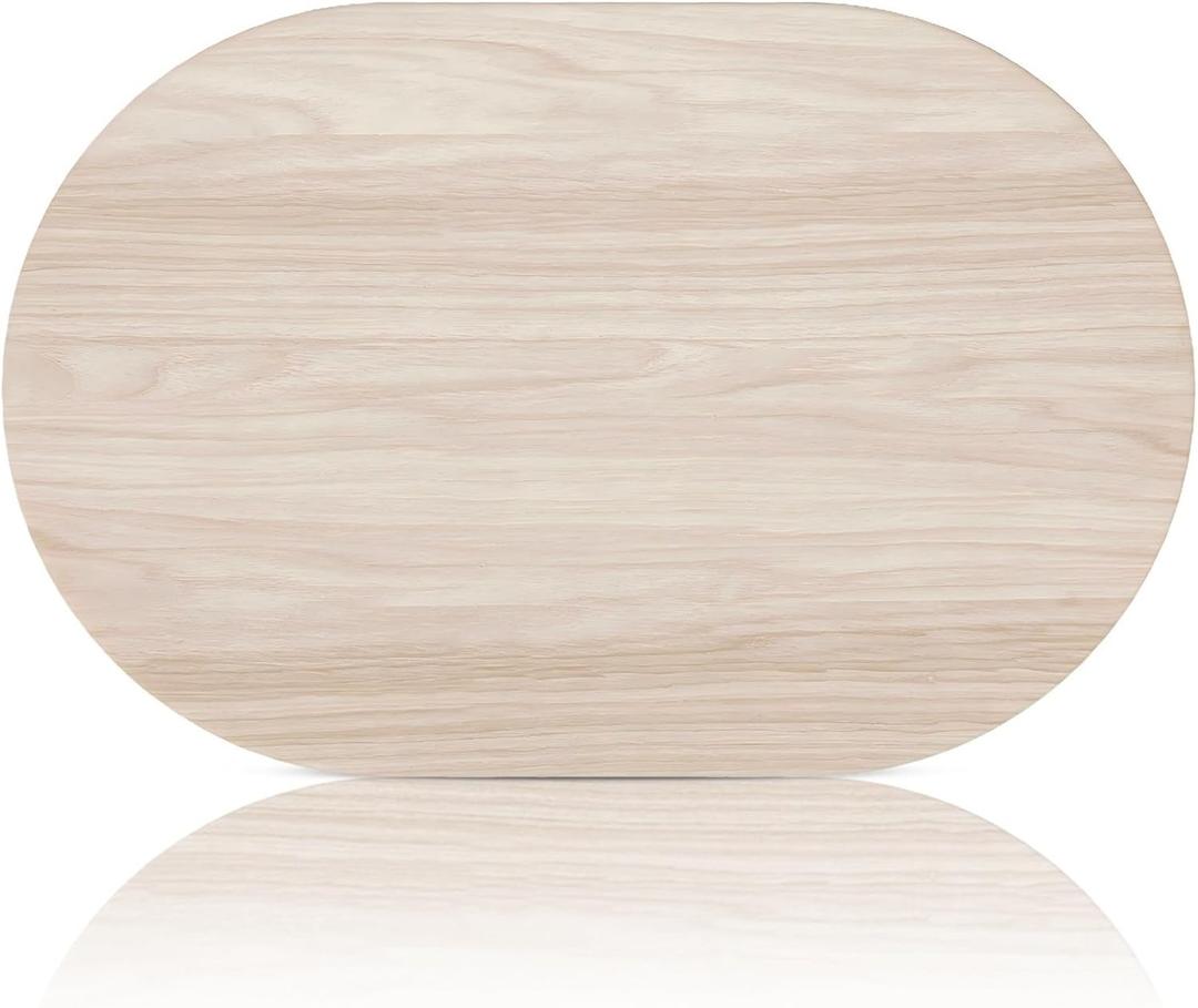 Stone Bath Mat for Bathroom|Diatomaceous Earth Bath Mat|Quick Dry Water Absorbing Bath Stone Mat Large|Non-Slip Bathroom Shower Rug|Easy to Clean (2416'', Wood Grain, Oval)