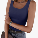 ANRABESS Womens Sleeveless Scoop Neck Tank Top Ribbed Fitted Summer Basic Slim Cute Tops 2025 XXL
