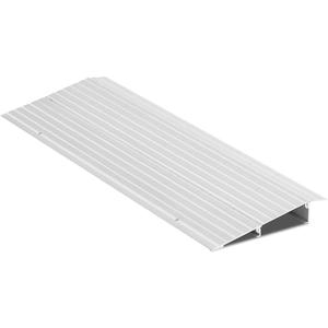 Door Threshold Ramp 2" Rise Door Ramp Aluminum Entry Ramp or Doorways Rated 800 lbs Load Capacity forWheelchair Scooters Power Chairs Walkers Metallic