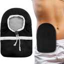 Ostomy Bag Covers, Ostomy Belt for Men & Women, Liner Waterproof Colostomy Bag Covers Ostomy Supplies (Black)