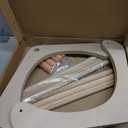 codree Adjustable Embroidery Table Stand, Wood Embroidery Hoop Holder, Hands-Free Cross Stitch Scroll Frame Needlepoint Stand for Lap or Table Top Stitching Sewing Supplies Craft Tool