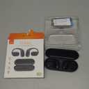 iLive Electronics 16mm Driver Clear Truly Wireless Open Ear Earbuds, Black, IAEBTO34B