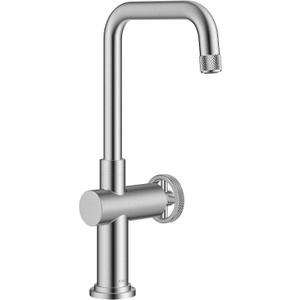 KRAUS Urbix Industrial Single Handle Bar Kitchen Faucet in Spot-Free Stainless Steel, KPF-3127SFS