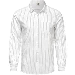 Hardaddy Men's Casual Striped Shirts Button Down Long Sleeve Blouse for Men Fall Winter LARGE