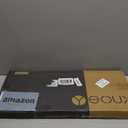 Glass Golden Weekly Dry Erase Calendar White Board for Wall, to Do List & 7 Days Planner Whiteboard for Home Office, 23x9.5, 4 Wet Erase Markers Included, Yeoux