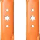 942-04244A Mower Blades for 46" Deck, Replaces for MTD/Cub Ca det/Troy-Bilt 942-04290, 942-04244, 742-04290, 742-04244 Medium Lift, Compatible with XT1, XT2, LT46, LTX1045, LTX1046, 2 Pack