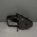 SCITOO fit for Ford for F150 Towing Mirror Reflector with Puddle Lights Black Rear View Mirror fit 2004-2014 for Ford for F150 with Turn Signal Power Control Heated Manual Folding(Driver Side) (Left)