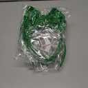 4 x St. Patrick's Day Shamrock Bow Headband for Women Girls Glitter Green Clover Leaf Headband Hair Band Irish Saint Patrick Party Festival Parade Accessories (Green)