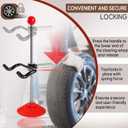 Steering Wheel Holder Alignment, Adjustable Steering Wheel Lock Tool -Car, Truck & Van, Precise Alignment, Efficient Tool