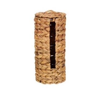 Household Essentials Brown Freestanding Basket Toilet Paper Holder 3 -Rolls