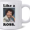 Poster Foundry Bob Ross Mug Like Ross Meme Motivational Coffee Mug 12oz