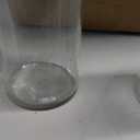 PROBTTL 18 oz Glass Juice Bottles with Lids  Refillable Clear Glass Water Bottles with Stainless Steel Airtight Caps, Dishwasher Safe, Reusable Drinking Juice Containers (6-Pack, No Sleeves)