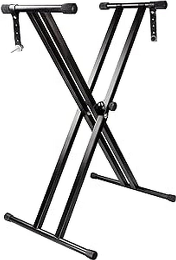 RockJam Adjustable Keyboard Stand with Locking Straps, Quick Release Mechanism, Keynote Stickers & Lessons