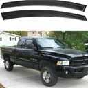 IG Window Visors Fit for 1994-2001 Dodge Ram 1500, Out-Channel Rain Guards Vent Wind Deflectors 2PC, Truck Accessories for 94-02 Dodge Ram 2500 3500 (Excludes Towing Mirror)