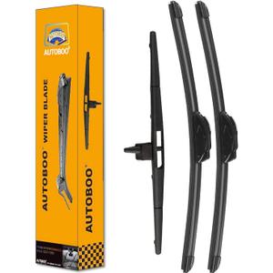 3 Wipers Replacement for Honda Pilot Rear and Front Windshield Wiper Blades 2009-2015,3 Pieces 22"+21"+14 inch