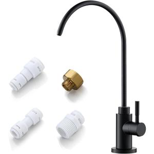 Reverse Osmosis Faucet Fits Most RO Units or Water Filtration System Stainless Steel Drinking Water Faucet for Bar, Kitchen Sink, RV (DM001 MB)