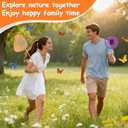 2 x 4 Pack Telescopic Butterfly Fishing Nets - Butterfly Catcher Catching Insect Net Colorful Outdoor Tools Catching Bugs Fish Insect Ladybird Extendable 24 inches