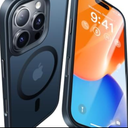 Pack of 2 Opxyl Magnetic for iPhone 16 Pro Case Compatible with MagSafe, [16FT Drop Protection] Shockproof iPhone 16 Pro Phone Case for MagSafe Wallet Sleeve, Magnetic Car Holder, Magnetic Charger, Black