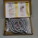 Sink Sprayer Hose Attachment for Faucet, Faucet Head Replacement with 5 Adapters, 59" Hose and Holder - for Feminine Hygiene, Baby Diaper Cleaning & Pet Bathing