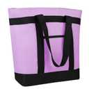 Insulated Reusable Tote Bag for Grocery Shopping for Women/Men, Pizza/Food Delivery Bag to Keep Food Cold/Hot for Uber Eats/Doordash/Grubub, Cooler bags for Travel/Beach/Picnic, Lavender (Non-Waterproof, Purple)