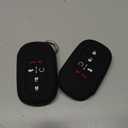 TANDRIVE Key Fob Cover for (5 Buttons) Honda 2026 2025-2022 Civic Accord CR-V HR-V Pilot and 2026 Passport, Silicone, 2-Pack, Black