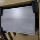 Bush Business Furniture Studio C Office Storage Cabinet with Drawers and Shelves in Platinum Gray